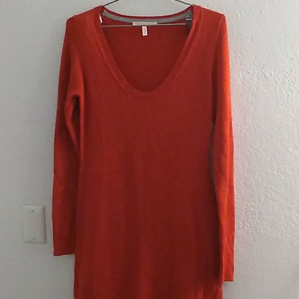 Red fitted maxi sweater dress by Victoria secret